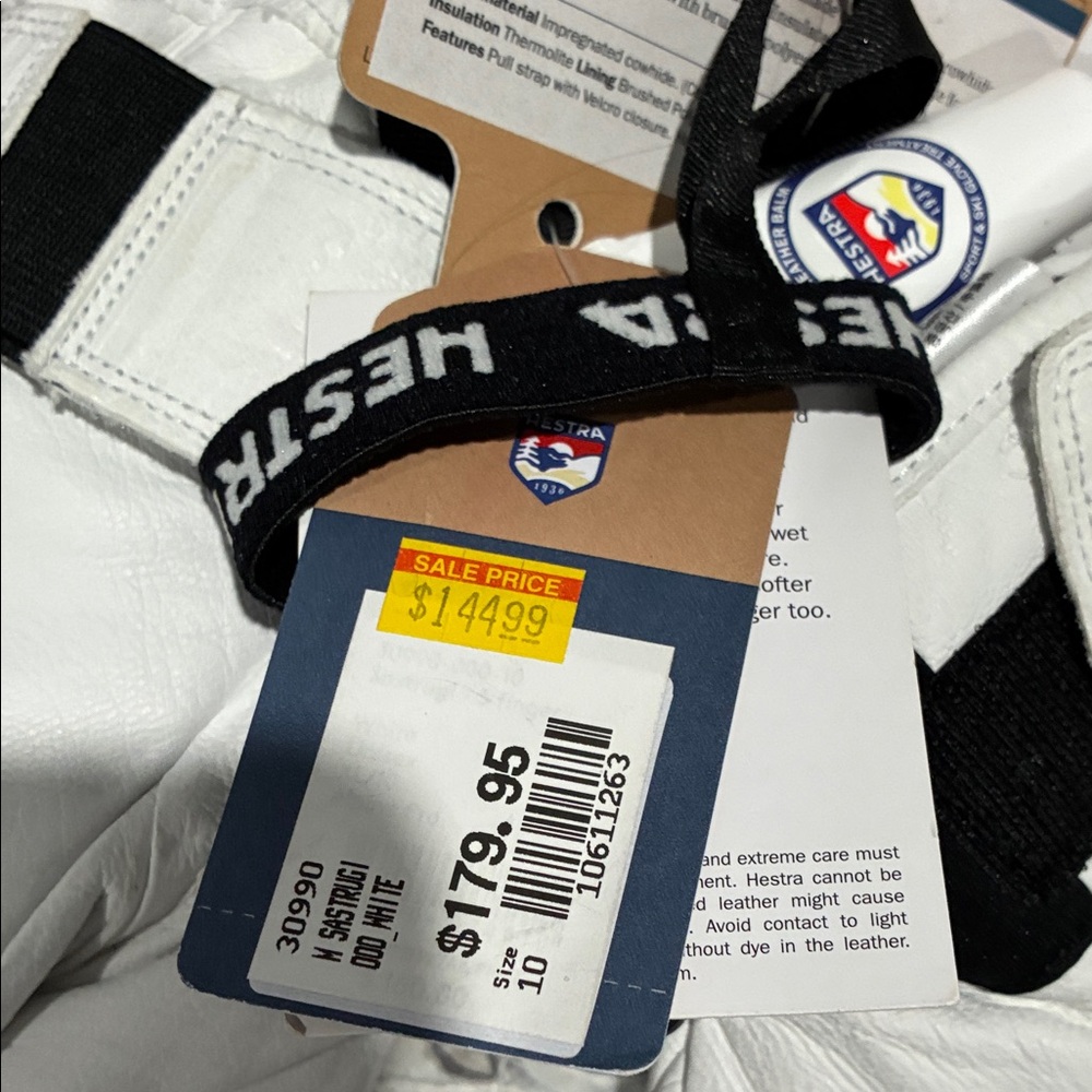 Hestra Alpine Pro White Gloves size xl - Picture 6 of 6